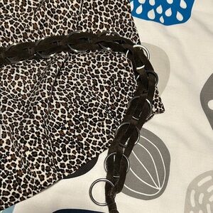 Banana Republic Brown Belt with Silver Accents